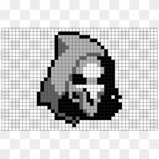 Grim Reaper Pixel Art Clipart