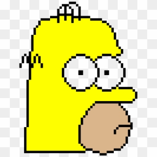 Homer Simpson - Pixel Art Baby Clipart