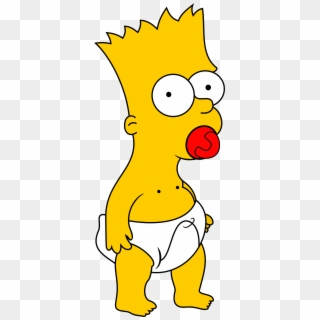 Bart Simpson Lisa Simpson Homer Simpson Maggie Simpson - Bart As A Baby Clipart
