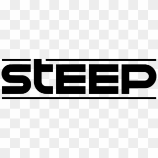 Logo Steep Video Game - Monochrome Clipart