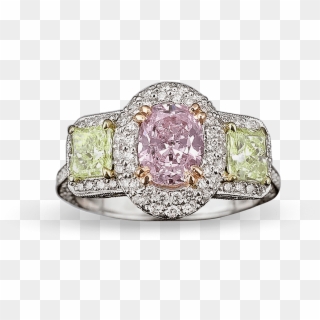 Estate Jewelry Colored Diamonds - Diamond Clipart