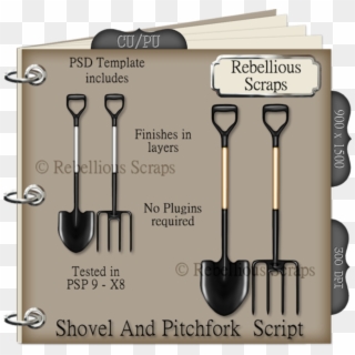 Shovel And Pitchfork - Psp9 Scripts Bomb Clipart