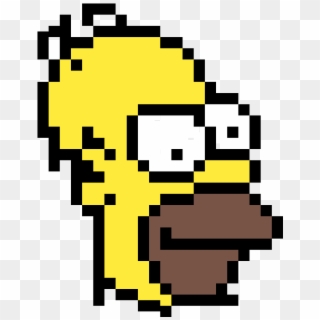 Homer Simpson Sorush - Homer Pixel Art Clipart