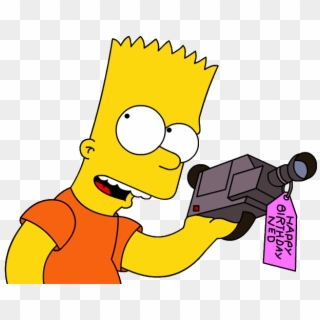 Bart Simpson Camera Clipart