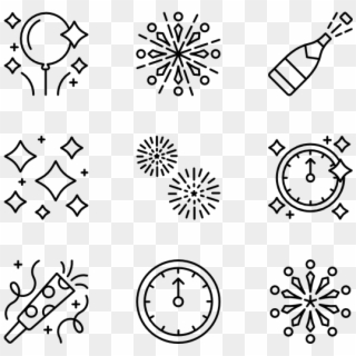 New Year's Eve - Weather Forecast Icon Png Clipart