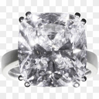 Cushion Cut Diamond Ring - Engagement Ring Clipart