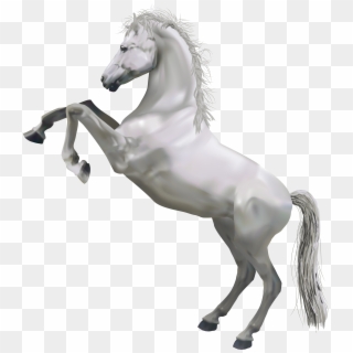 Transparent White Horse - White Horse Transparent Background Clipart