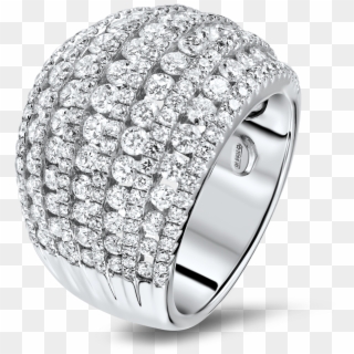 99 Carat Diamond Ring - Diamond Cocktail Ring Png Clipart