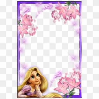 Rapunzel Frame Wallpaper For Android - Disney Frames Rapunzel Png Clipart
