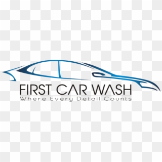 Final First Car Wash Logo Png - Electric Blue Clipart