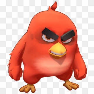 Angry Fire Png - Angry Birds Red 3d Model Clipart