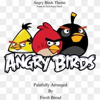 Angry Birds Theme - Angry Birds Game Logo Png Clipart