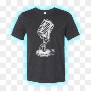Microphone Bella Shirt Preview - Shirt Clipart