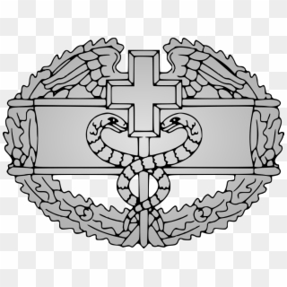 Combat Medical Badge - Combat Medic Badge Clip Art - Png Download