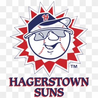 While The Logos Of The Hagerstown Suns And Their Parent - Hagerstown Suns Clipart