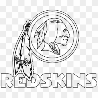 Washington Redskins Logo Stencil - Washington Redskins Coloring Page Clipart