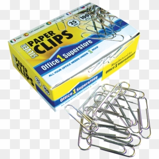O1s Silver Paper Clips 25mm, 100pcs/paper Box - Png Download