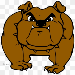 Dog Clipart Bulldog Png - Big Scary Dog Cartoon Transparent Png