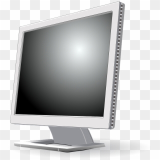 Monitor, Lcd, Screen, Hardware, Video, Flat - Lcd Clip Art - Png Download