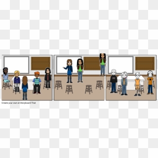 Tardy Right Or Wrong - Digital Storyboard Of Science Clipart