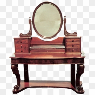 Vanity Red Mahogany - Antique Furnitures Png Clipart