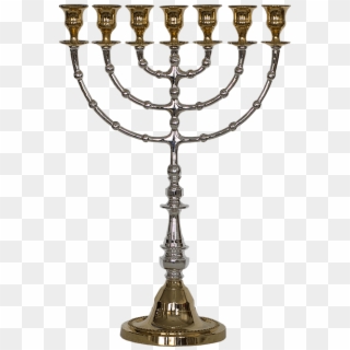 Beautiful And Substantial Tall Menorah Available In - Candle Clipart