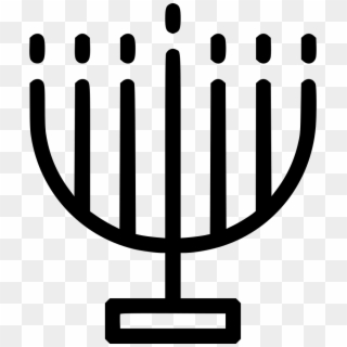 Png File Svg - Menorah Icon Clipart