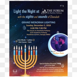 Chabad Menorah - Poster Clipart