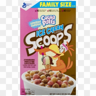 Cocoa Puffs Ice Cream Scoops Clipart