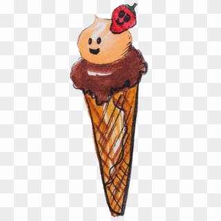 How About A Scoop Of All Three Flavors In One Awesome - Ice Cream Cone Clipart