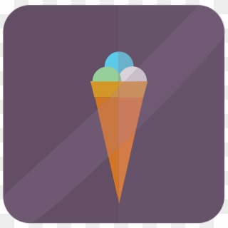 Icecream Cold Dessert - Ice Cream Cone Clipart