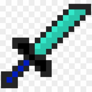 Épée Minecraft Png - Espada De Diamante Minecraft Clipart