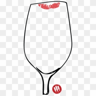 Lip Stain On Glass Clipart