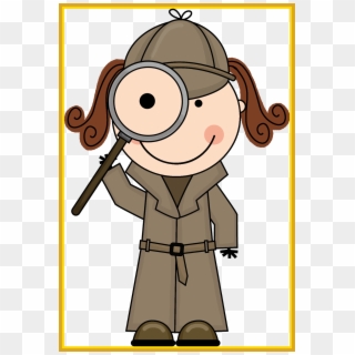 Stunning Dog Detective Clipart Hanslodge Picture Of - Girl Detective Clipart - Png Download