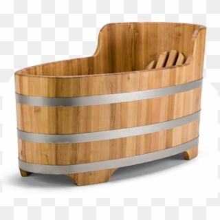 Oak Barrels - Display Barrels - Wooden Bathtub - Wine - Wooden Barrel Bath Clipart