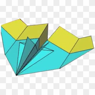 Exotic Paper Airplane - Ketch Paper Airplane Clipart