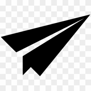 Paper Airplane Comments - Paper Plane Vector Icon Clipart