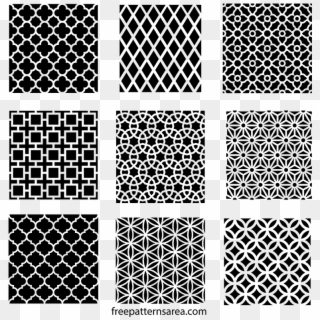 Geometric Motifs & Repeating Pattern Vectors - Vektörel Çizim Seperatör Wood Vektörel Cnc Ayna Çerçevesi Clipart