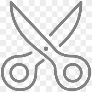 Line Style Icons Scissors - Scissors Svg Icon Clipart
