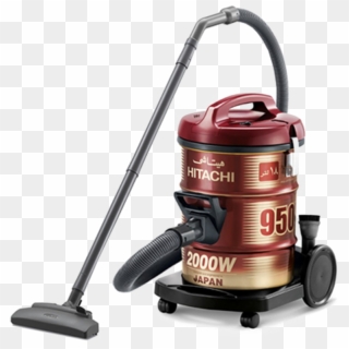Red Vacuum Cleaner Png Image Background - Hitachi Vacuum Cleaner 2000w Clipart
