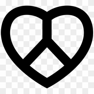 Png File Svg - Love And Peace Symbol Clipart