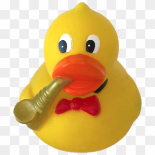 Saxaphone Player Rubber Duck Ducks In The Window - Duck Clipart