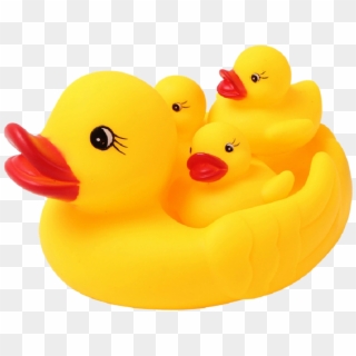 Classic Rubber Duck Family Larger Photo - Rubber Duck Bath Toy Clipart