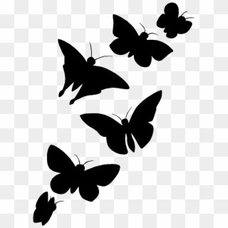 Butterfly Silhouette Butterfly Silhouette - Latin Dance Clipart