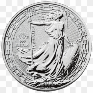Britannia 2019 Oriental Border 1 Oz Silver Coin - Silver Britannia Clipart