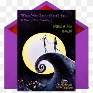 The Nightmare Before Christmas Online Invitation - Nightmare Before Christmas 25 Years Clipart