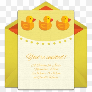 Rubber Ducks Online Invitation - Duck Clipart