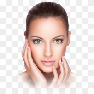 Model Png Image Background - Female Face Transparent Png Clipart