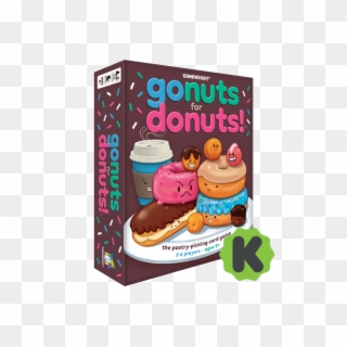 Gnfd001ksd-front - Gonuts For Donuts Gamewright Clipart