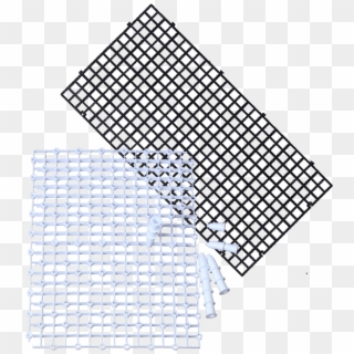 Color Classification, White Grid Plate 30*15cm Translucent - Paper Clipart
